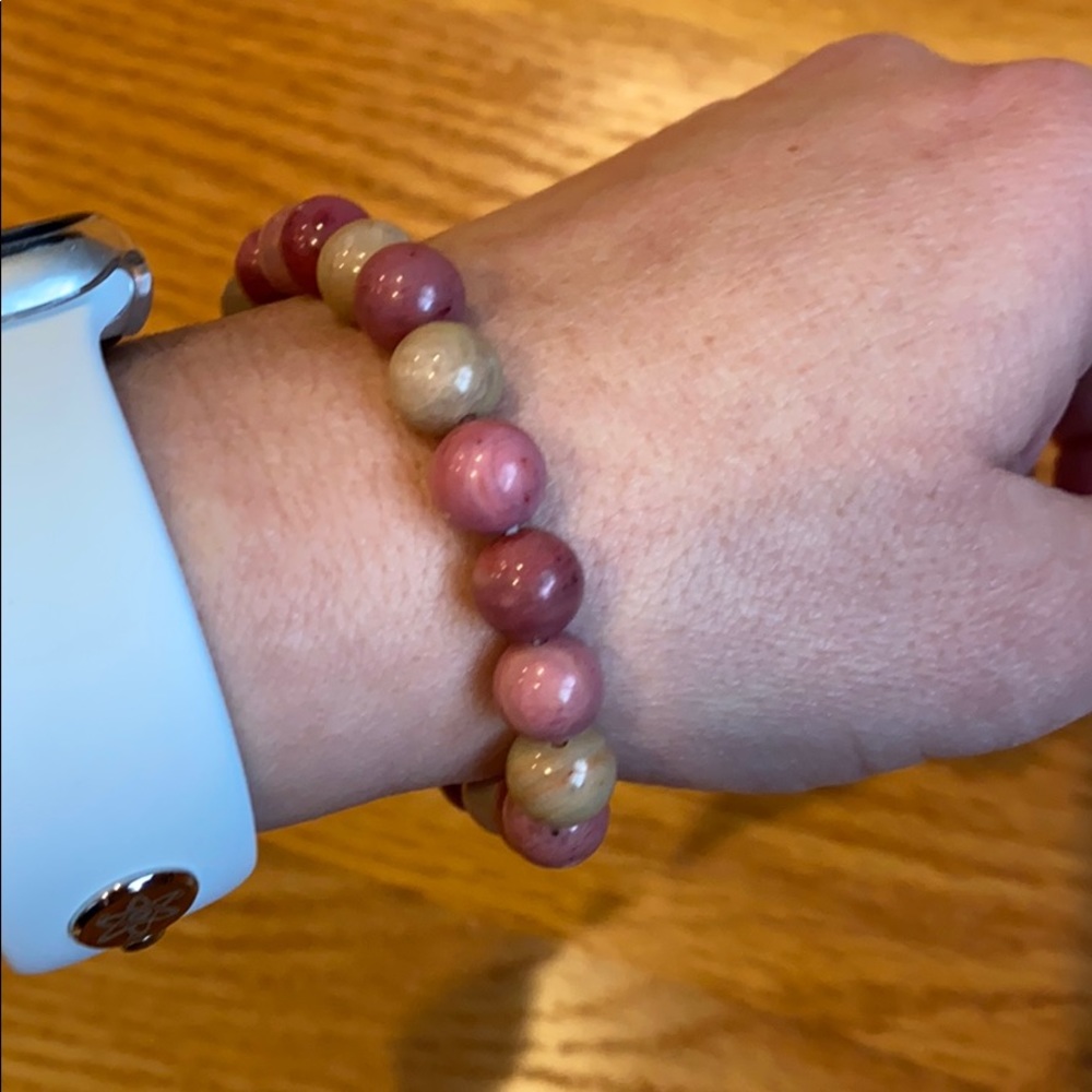 NWOT Rhodonite Bracelet - Picture 2 of 3